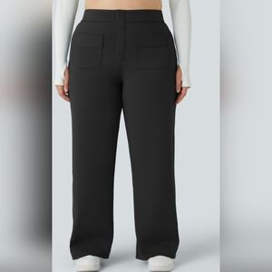 Black High-Waisted Women's Pants